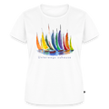Frauen Bio-T-Shirt Unterwegs zuhause – Camping, Reisen & Vanlife - Weiß