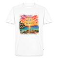 Herren T-Shirt Home is where we park it – Wohnmobil & Vanlife - Weiß
