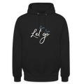 Unisex Hoodie „Live – Love – Let go“ – Wärme, die dich loslassen lässt - Schwarz