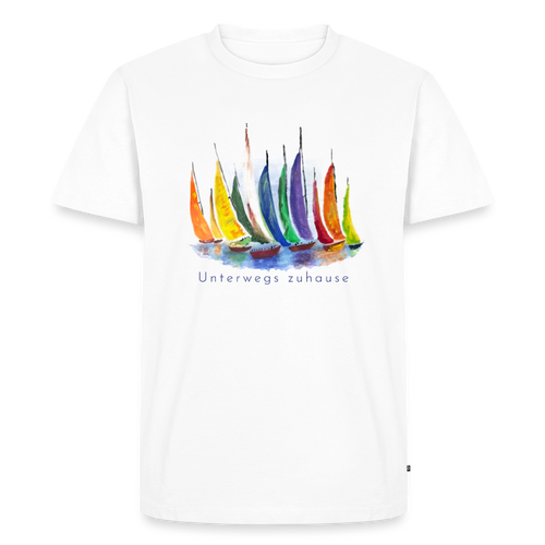 Herren T-Shirt „Unterwegs zuhause“ – Herren Freizeitshirt für Camping, Reisen, Vanlife & Alltag