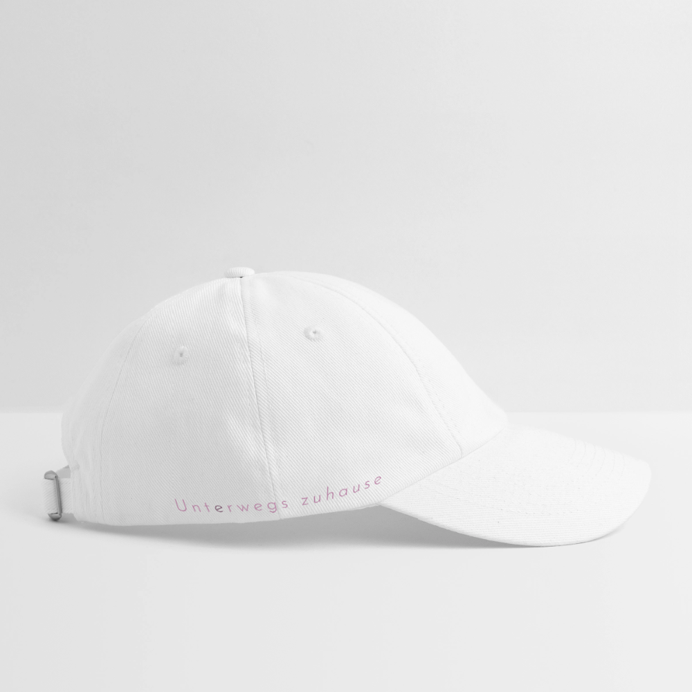 Basecap „Lieblingscappi“ von Unterwegs zuhause – Dein Gefühl zum Mitnehmen - white/white