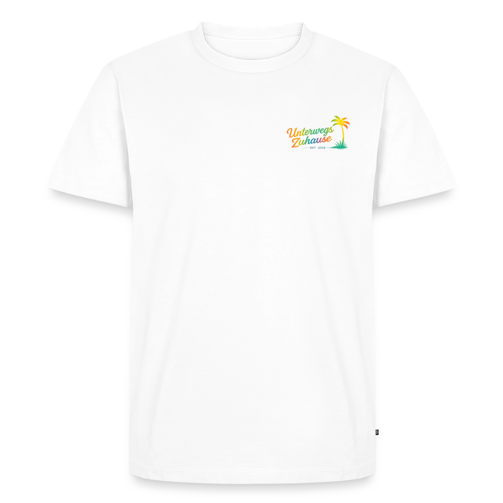 Herren Bio-T-Shirt Camp your Life – Vanlife, Wohnmobil & Camping - Weiß