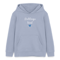 Kinderhoodie Lieblingskind – Kuscheliger Hoodie für Alltag & Freizeit - Lavendel-Violett