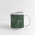 Panoramatasse „Live – Love – Let go!“ – Dein Moment für jeden Tag - Weiß