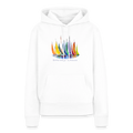 Frauen Bio-Hoodie Unterwegs zuhause – Camping, Vanlife & Reisen - Weiß