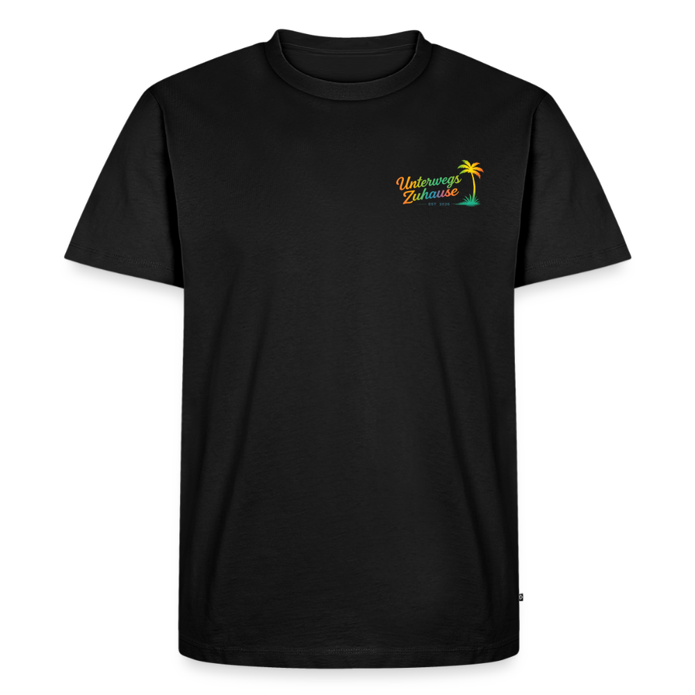 Herren Bio-T-Shirt Camp your Life – Vanlife, Wohnmobil & Camping - Schwarz