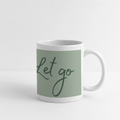 Panoramatasse „Live – Love – Let go!“ – Dein Moment für jeden Tag - Weiß