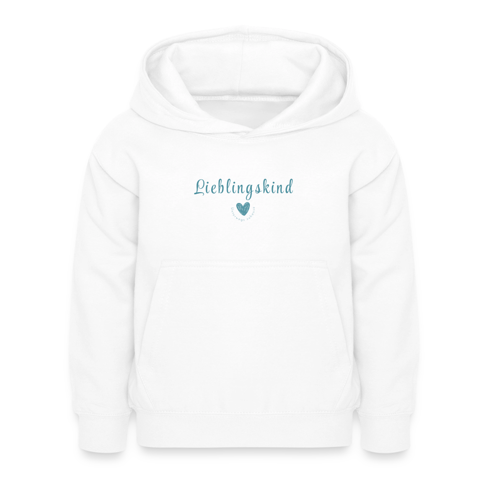 Kinderhoodie Lieblingskind von Unterwegs zuhause – Kuschelig & Bequem - Weiß