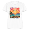 Damen T-Shirt Home is where we park it – Wohnmobil & Vanlife - Weiß