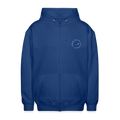 Unisex Sweatjacke Wale – Wal-Motiv, Camping, Vanlife & Reisen - Royalblau