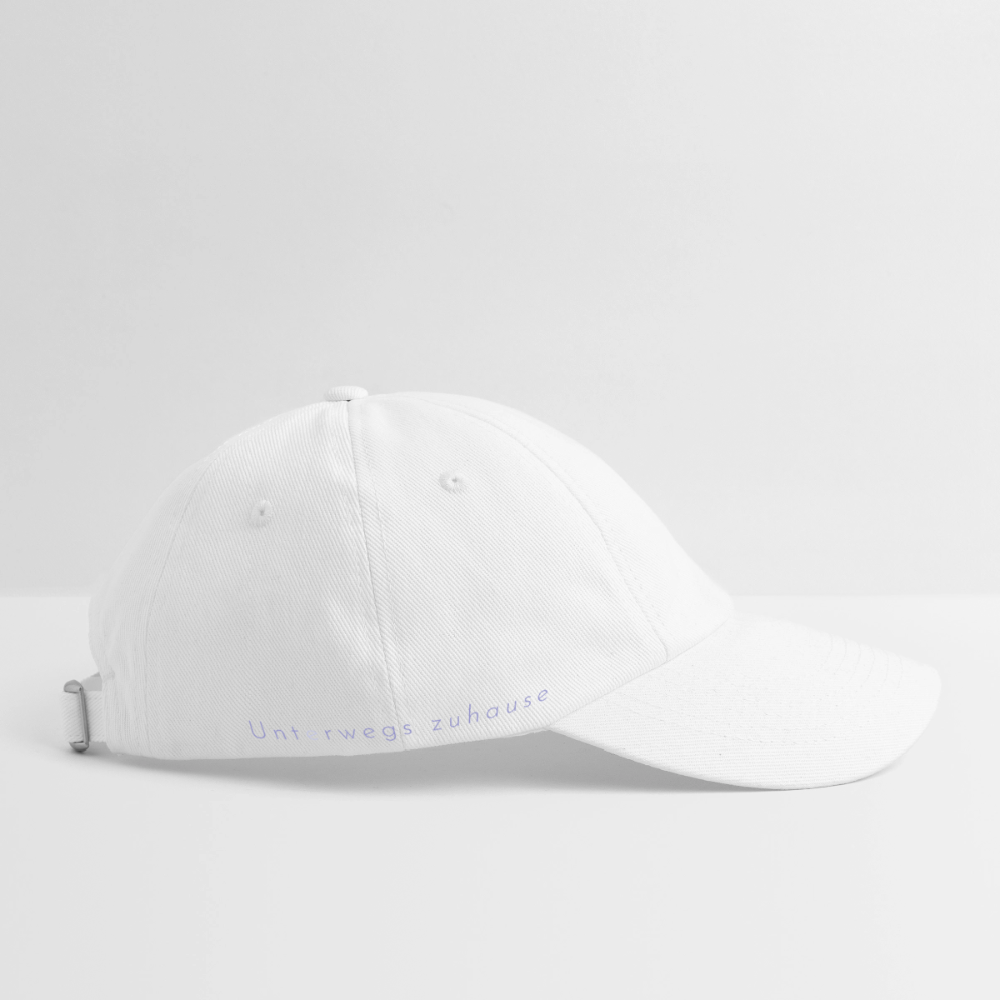 Basecap „Lieblingscappi“ von Unterwegs zuhause – Dein Gefühl zum Mitnehmen - white/white