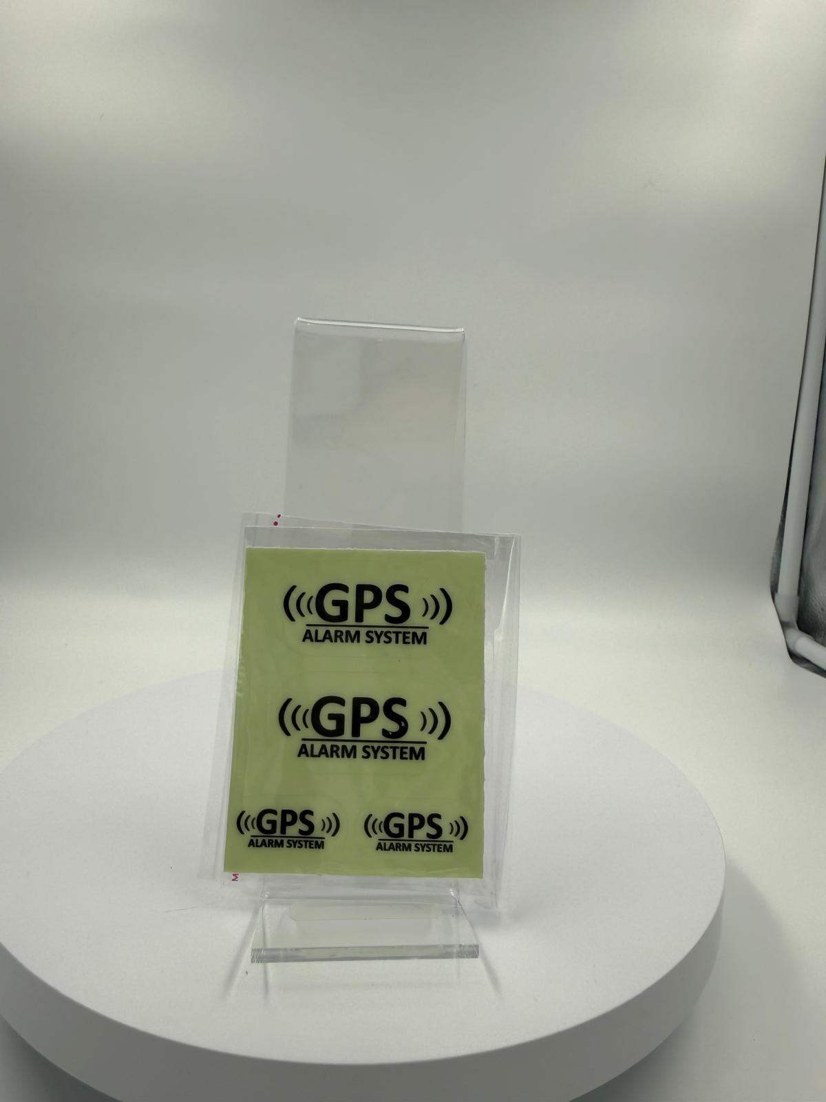 Diebstahlschutz: Fluoreszierende GPS-Aufkleber