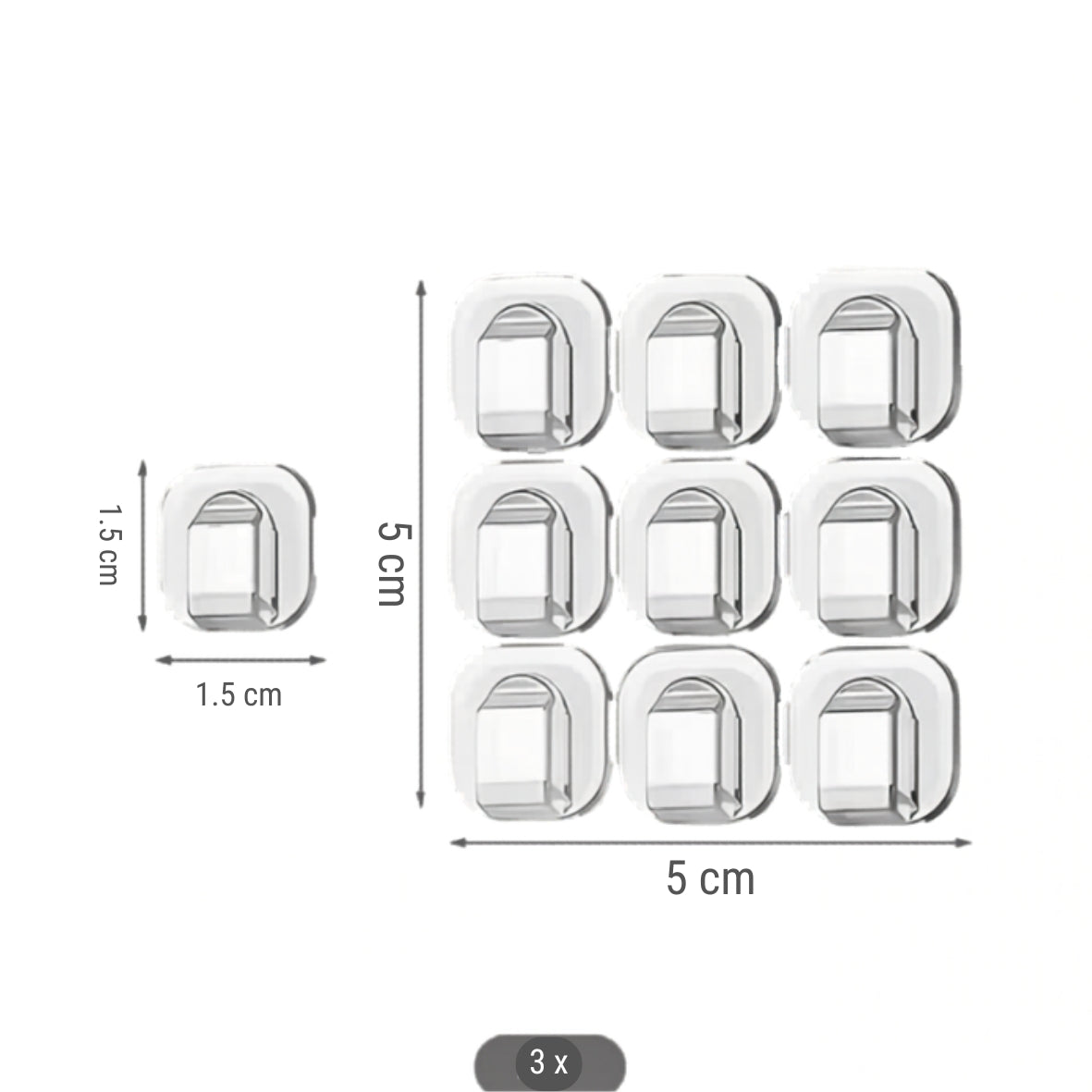 Lichtclips für Wohnmobil & Camping – Transparente Befestigungsclips im 27er-Set