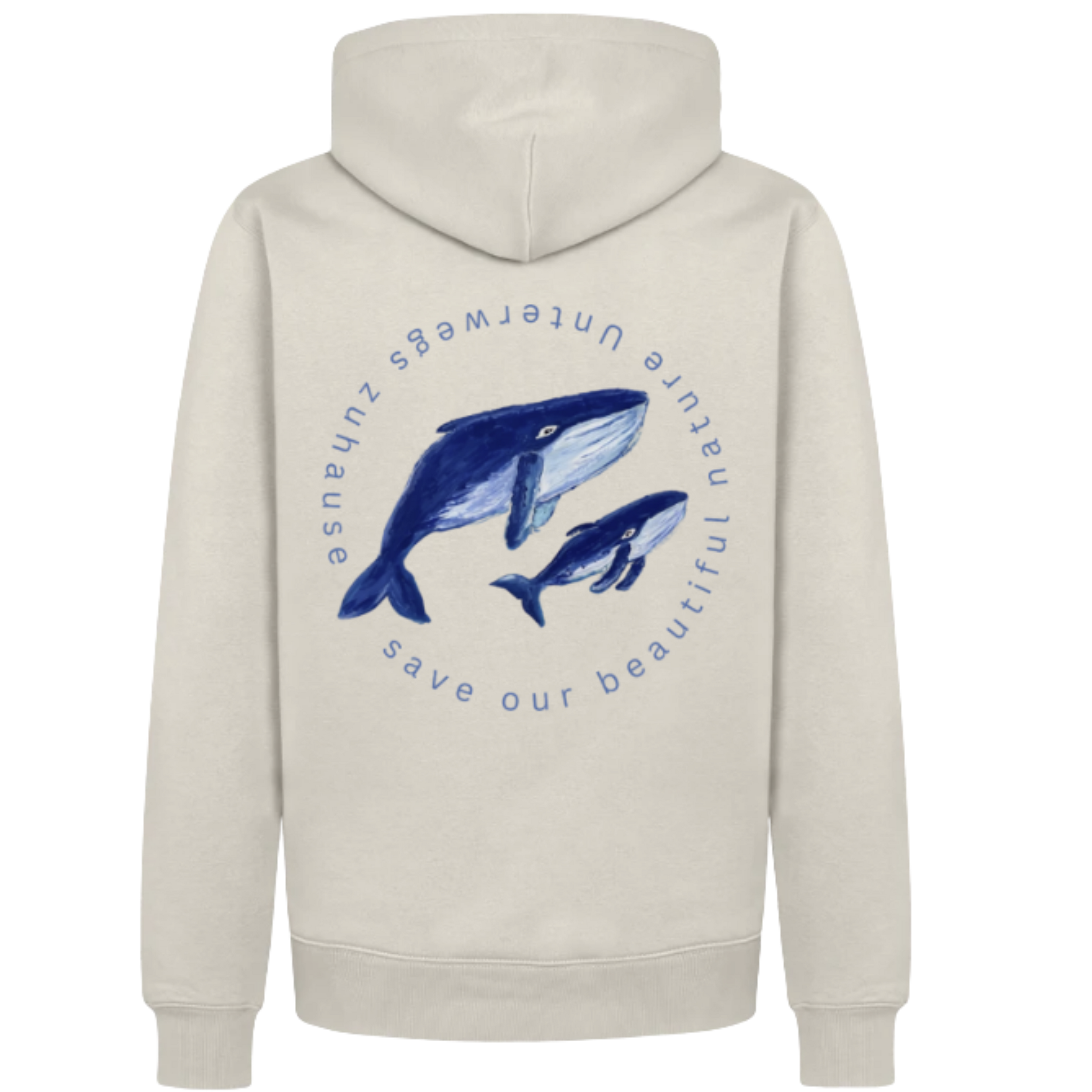 Männer Premium Hoodie „Wale“ von Unterwegs zuhause – Freiheit, Tiefe & Meeresgefühl
