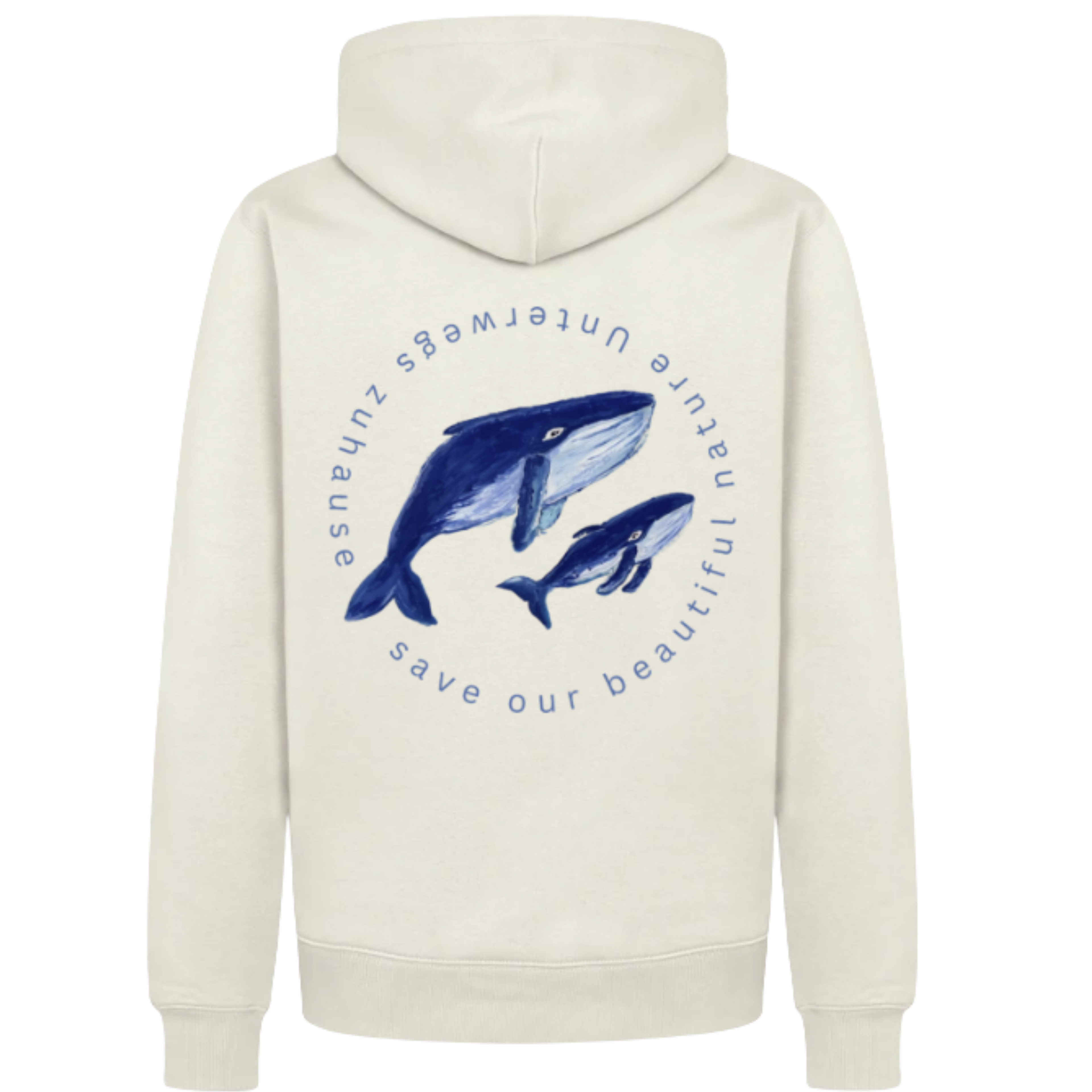 Männer Premium Hoodie „Wale“ von Unterwegs zuhause – Freiheit, Tiefe & Meeresgefühl