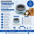 Auslaufsicherer Trinknapf – Wasser für Hund &amp; Katze, auch während der Fahrt bestens versorgt