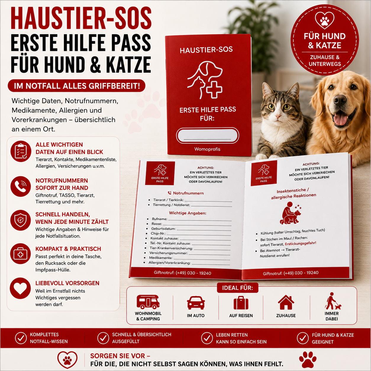 Haustier-SOS-Erste Hilfe-Pass