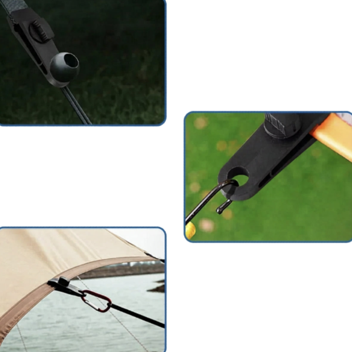 Teppichclips – Starke Befestigungsclips für Camping, Wohnmobil & verrutschende Topper