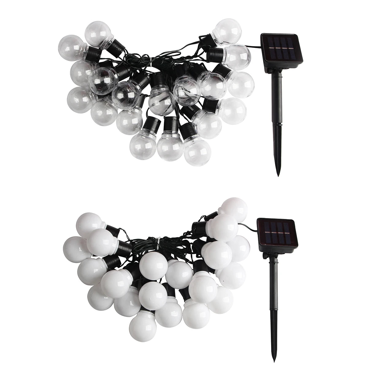 Solar-Funkellichter im Feuerwerk-Design – 5-teiliges LED Deko-Licht für Camping, Garten &amp; Terrasse