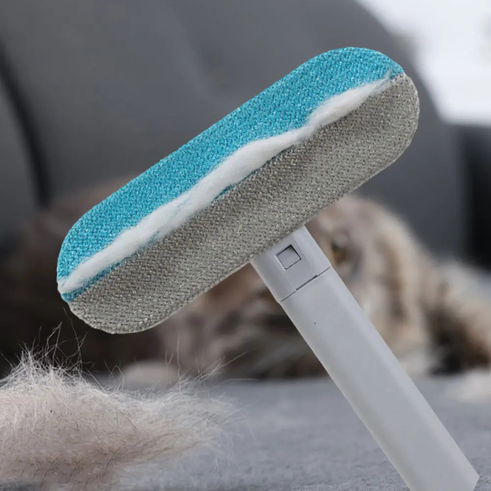 Tierhaarentferner 4-in-1 intensiv mit langem Griff – ideal fürs Wohnmobil