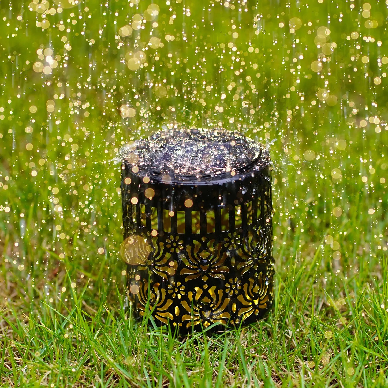 2er-Set Solar-Pfingstrosen-Wandleuchten – Romantische Gartenbeleuchtung mit floralem Design