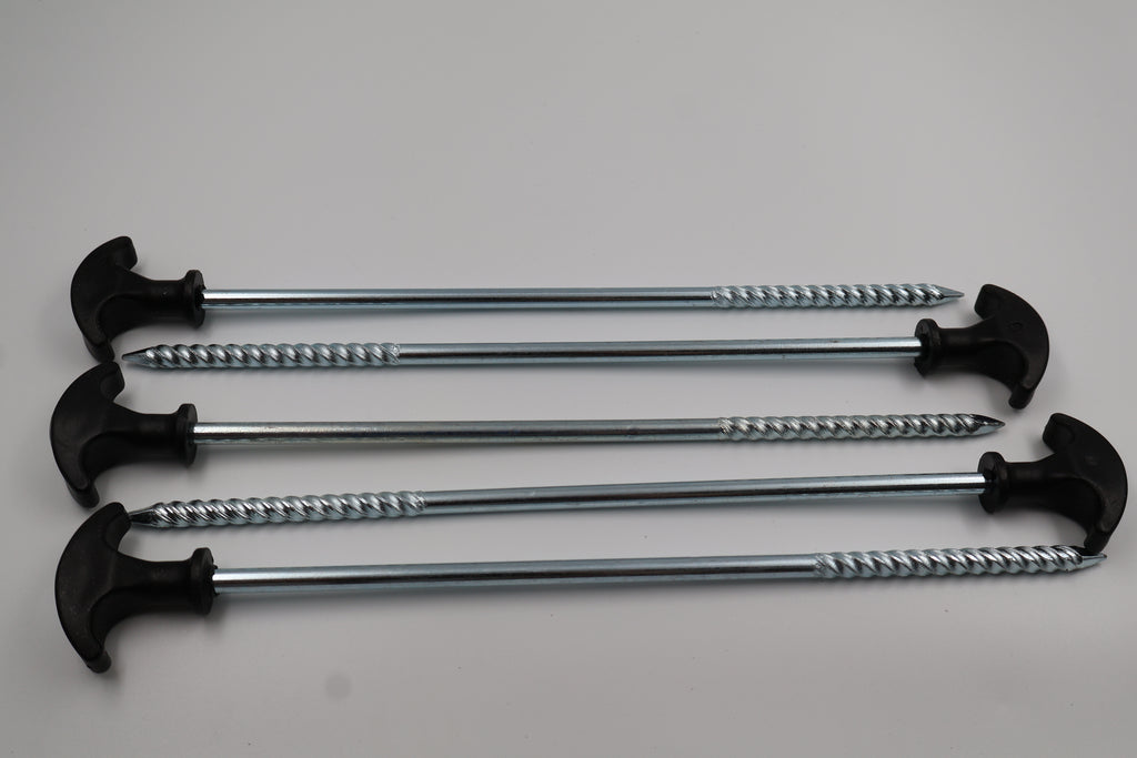 Ultra-lange &amp; ultra-stabile Erdanker mit Griff – 30 cm, 5er-Set