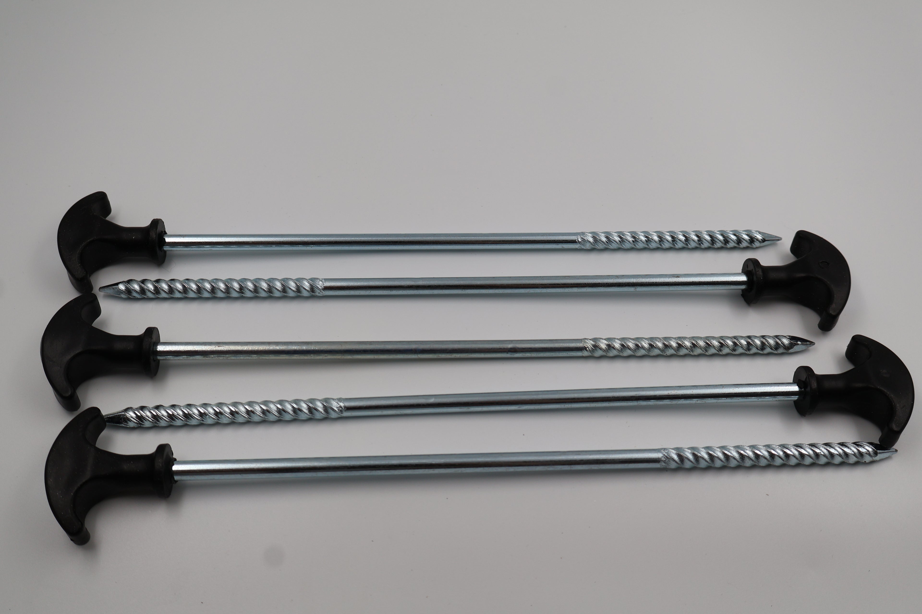 Ultra-lange &amp; ultra-stabile Erdanker mit Griff – 30 cm, 5er-Set