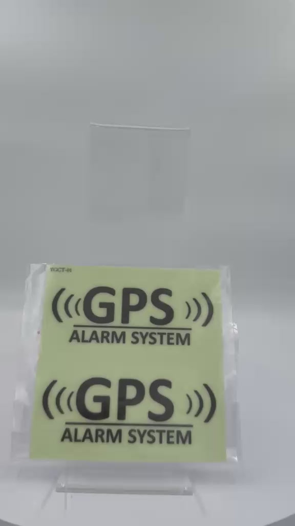 Diebstahlschutz: Fluoreszierende GPS-Aufkleber