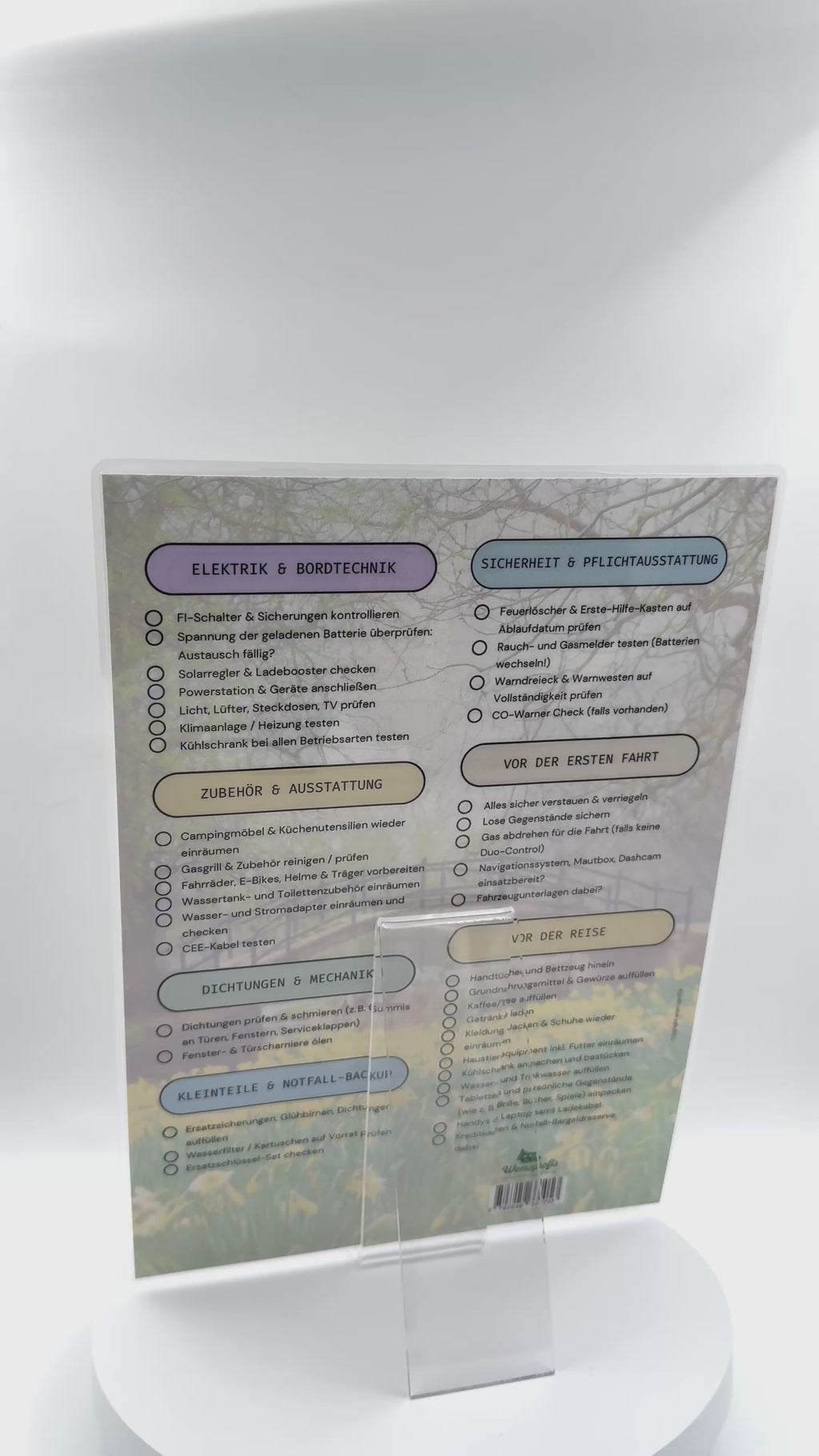 Sorgenfrei in die Campingsaison starten – Wohnmobil-Checkliste Saisonstart