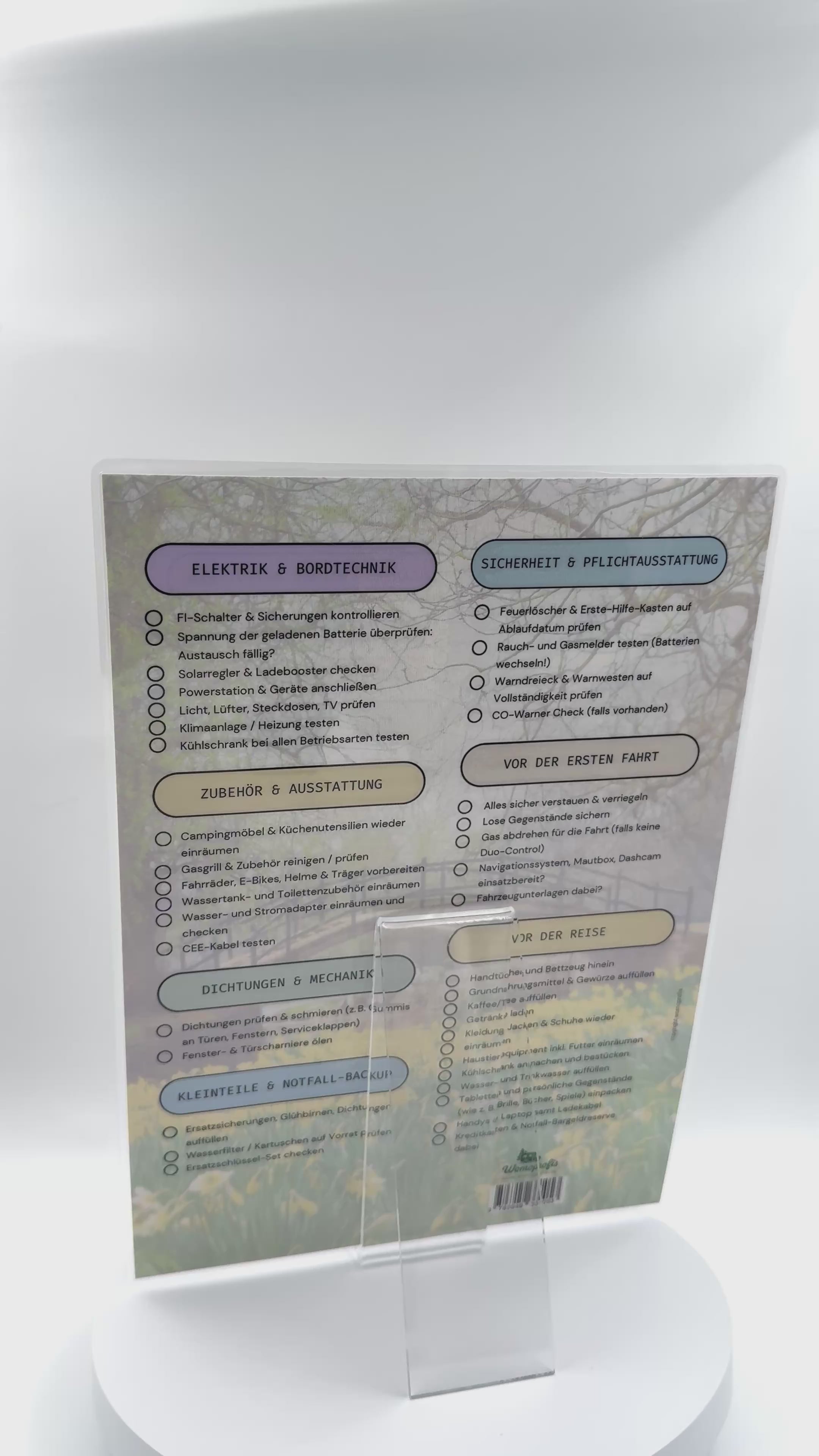 Sorgenfrei in die Campingsaison starten – Wohnmobil-Checkliste Saisonstart